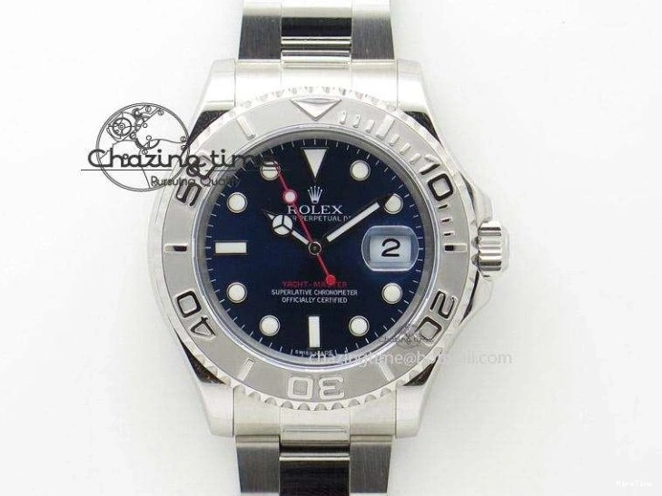 MiroTime 0415 TopPick DateJust 41 SS JDF 904L Steel Blue Textured Dial on Jubilee Bracelet VR3235 V 2235